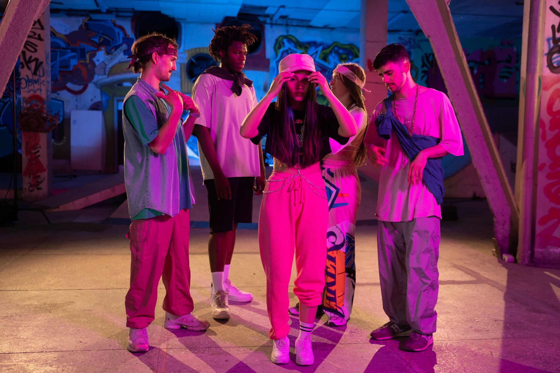 Moderni ples — hip hop grupa